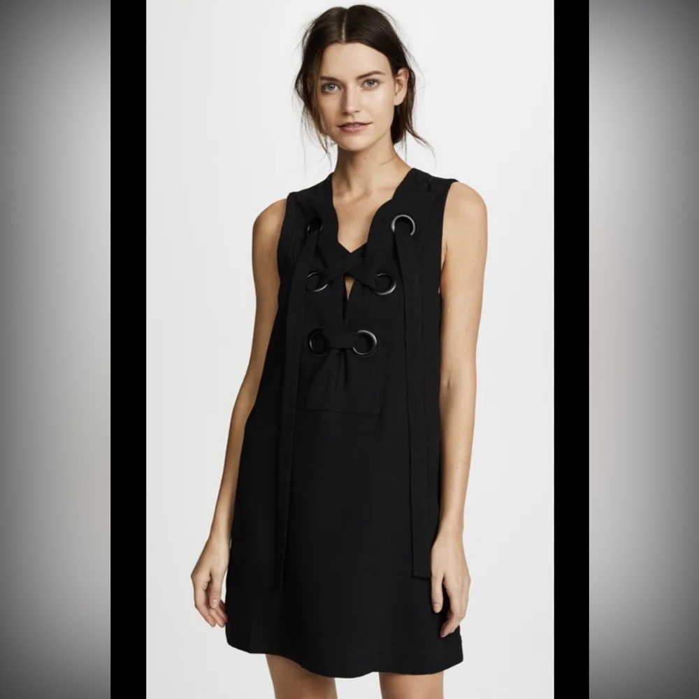 NWT ENGLISH FACTORY SLEEVELESS WOVEN DRESS sz. Large